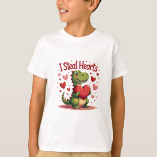 Ich stehle Herz, Niedlich Dinosaurier T Rex Lover  T-Shirt