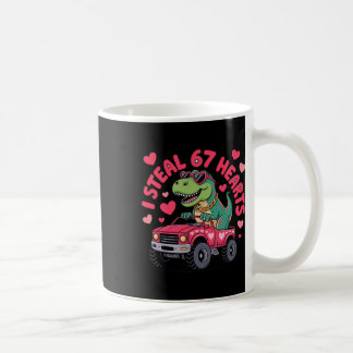 Ich stehle Herzen 67 T-Rex Valentinstag Lustig 6 7 Kaffeetasse