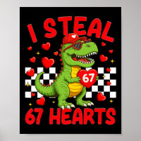 Ich stehle Herzen 67 Valentinstag 67 Dinosaurier T