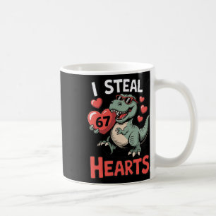 Ich stehle Herzen 67 Valentinstag 67 Meme 6 7 T-re Kaffeetasse