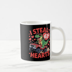 Ich stehle Herzen 67 Valentinstag 67 Meme 6 7 T-re Kaffeetasse