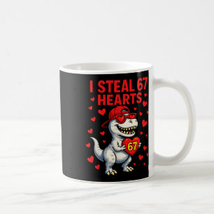 Ich stehle Herzen 67 Valentinstag 67 Meme 6 7 T-Re Kaffeetasse