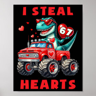 Ich stehle Herzen 67 Valentinstag 67 Meme 6 7 T-re Poster