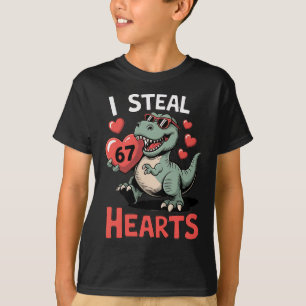 Ich stehle Herzen 67 Valentinstag 67 Meme 6 7 T-re T-Shirt