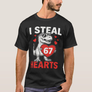 Ich stehle Herzen 67 Valentinstag 67 Meme 6 7 T-re T-Shirt