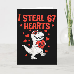 Ich stehle Herzen 67 Valentinstag 6 7 Meme Herz M Karte