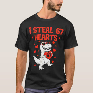Ich stehle Herzen 67 Valentinstag 6 7 Meme Herz M T-Shirt