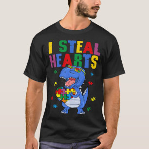 Ich stehle Herzen Autistische Jungen Autismus-Bewu T-Shirt