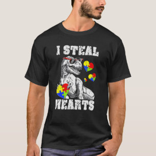 Ich stehle Herzen Dino Trex Kleinkind Baby Junge A T-Shirt