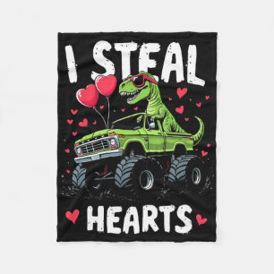Ich stehle Herzen Kinder Lustige Trex-Geschenke fü Fleecedecke