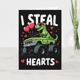 Ich stehle Herzen Kinder Lustige Trex-Geschenke fü Karte