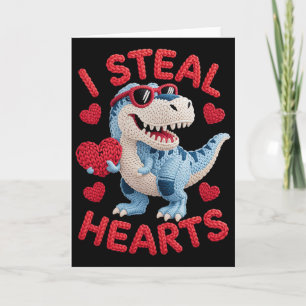 Ich stehle Herzen Süße Dinosaurier Kleidung Für Ki Karte