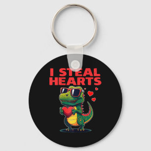 Ich stehle Herzen T-Rex Süßer Valentinstag Valenti Schlüsselanhänger