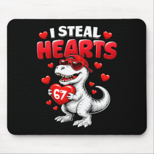 Ich stehle Herzen T Rex Valentinstag 67 Meme 6 7 B Mousepad