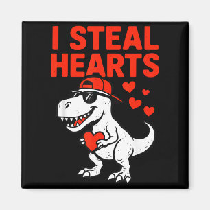 Ich stehle Herzen Trex Dino Baby Junge Valentinsta Magnet