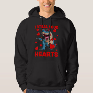 Ich stehle Ihr Herz T-Rex Lover Dinosaurier Valent Hoodie