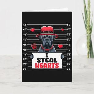 Ich stehle süße Herzen Valentinstag Cane Corso Bes Karte