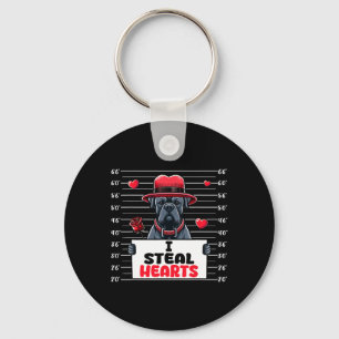 Ich stehle süße Herzen Valentinstag Cane Corso Bes Schlüsselanhänger