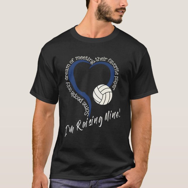 Ich steige meine Volleyball-Mama Volleyball-Mama T-Shirt (Vorderseite)