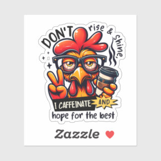 Ich steige nicht auf und enthalte ein lustiges Huh Aufkleber