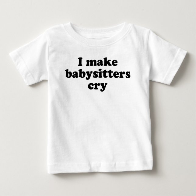 Ich stelle Babysitter Schrei-T - Shirt her (Vorderseite)