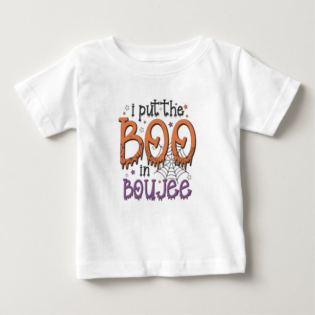 Ich stelle das BOO in BOUJEE Baby T-shirt (Vorderseite)