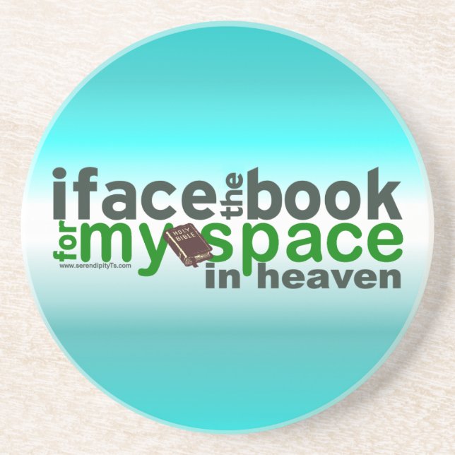 Ich stelle das Buch für Myspace gegenüber Getränkeuntersetzer (Vorne)