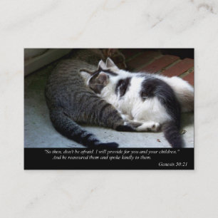 Ich stelle (Katzen-) Geschäft oder Telefonkarten Visitenkarte