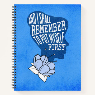 Ich stelle mir selbst das erste Journalist-Noteboo Notizbuch