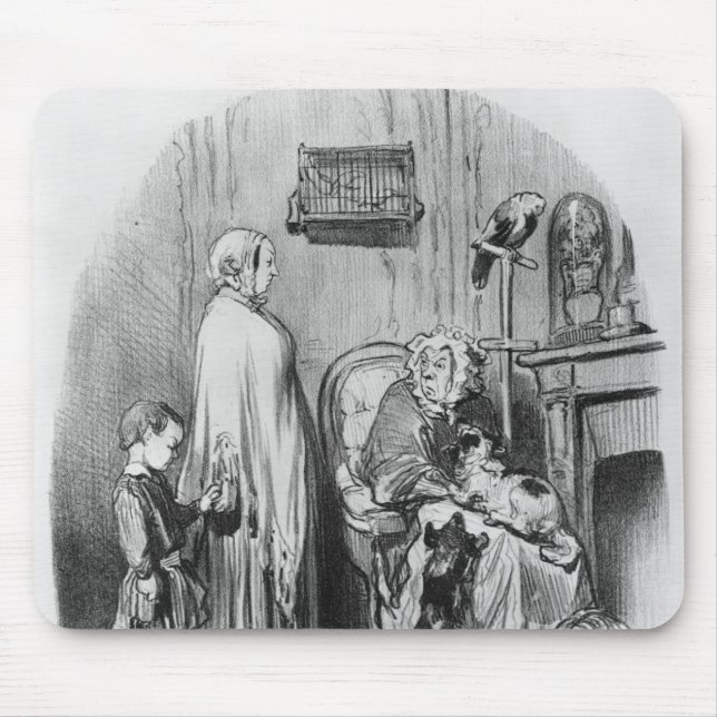 Ich stelle nicht Leute mit Kindern ein Mousepad (Vorne)