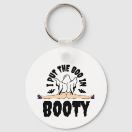 Ich stellte den Boo in Hintern Funny Halloween Gho Schlüsselanhänger