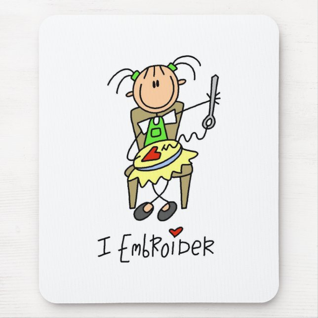 Ich sticke mousepad (Vorne)