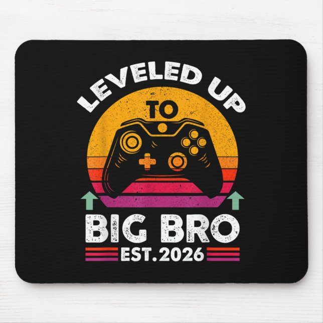 Ich stieg auf den Big Brother 2026 Funny Big Bro A Mousepad (Vorne)