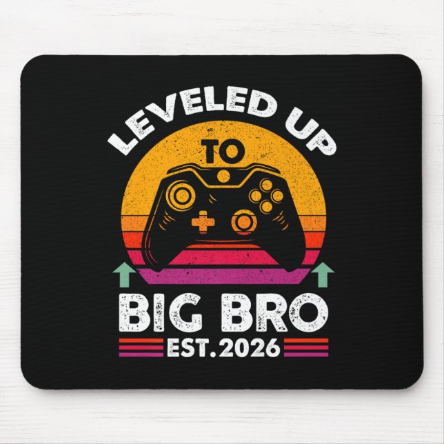 Ich stieg auf den Big Brother 2026 Funny Big Bro A Mousepad (Vorne)