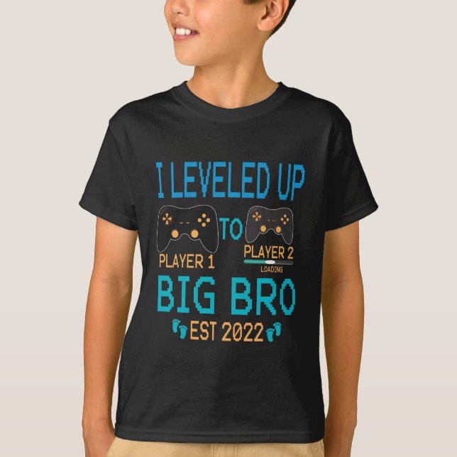 Ich stieg bis zum Big Bro nach 2022 in die Funny G T-Shirt (Vorderseite)