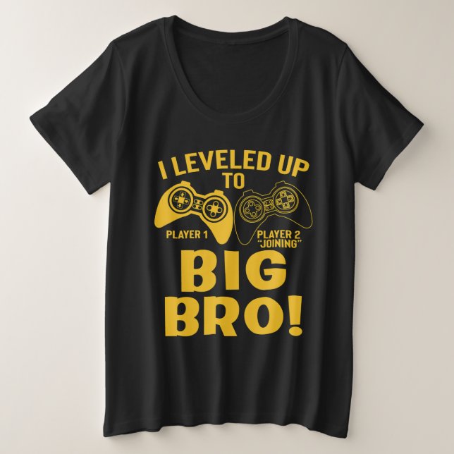 Ich stieg bis zur großen Bro Große Größe T-Shirt