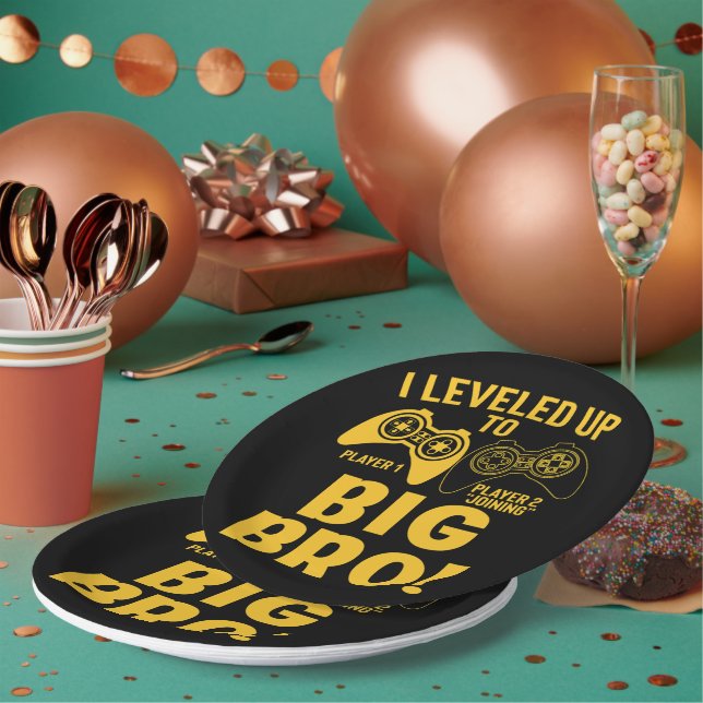 Ich stieg bis zur großen Bro Pappteller (Multi)