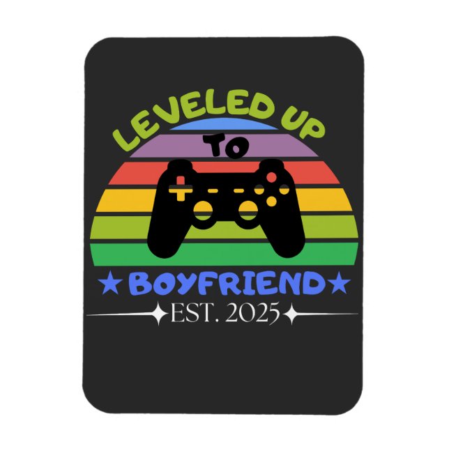 Ich stieg zu Boyfriend Funny Gamer Est auf. 2025 Magnet (Vertikal)
