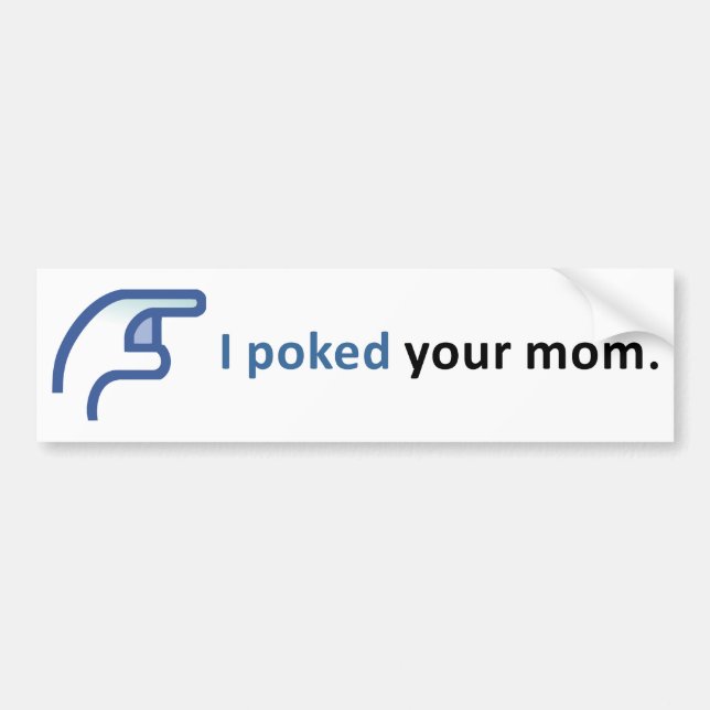 ICH STIESS IHRE MAMA AUTOAUFKLEBER (Vorne)