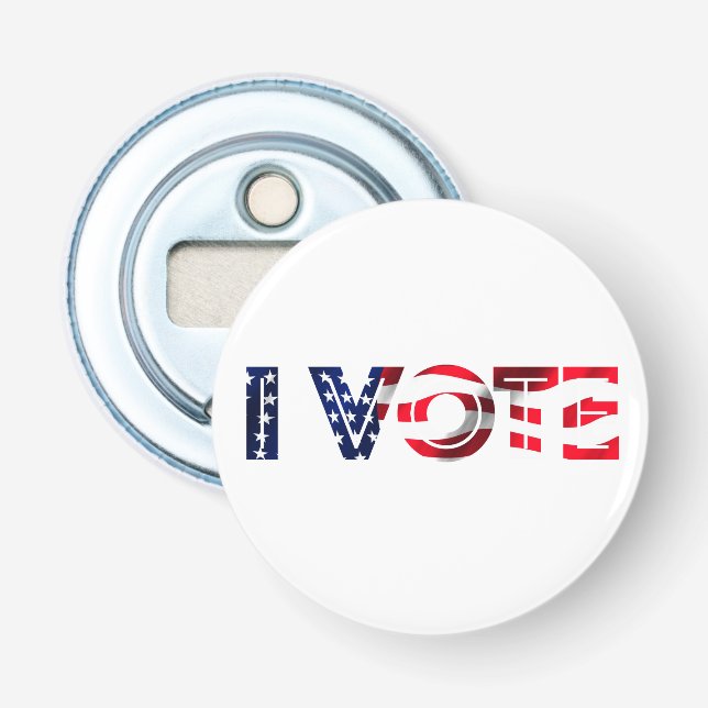 Ich stimme flaschenöffner (Vorderseite)