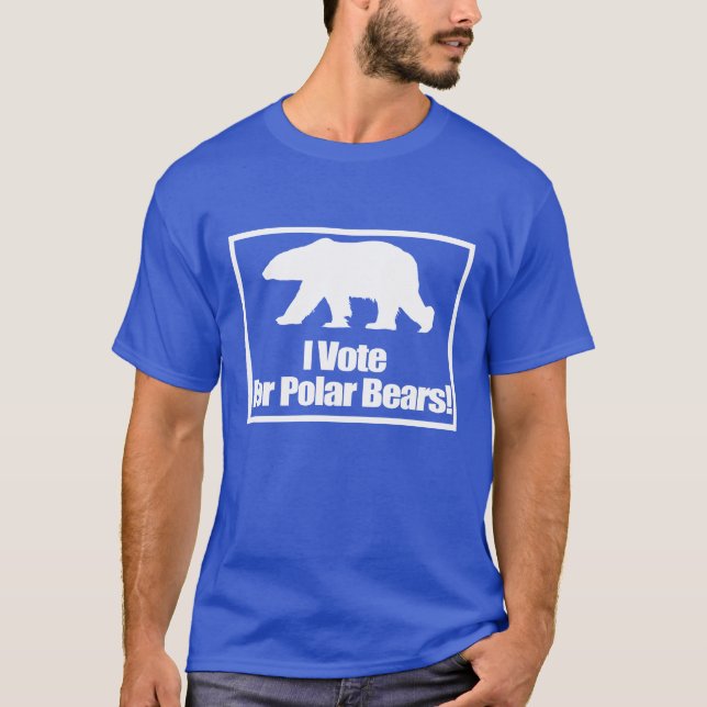 Ich stimme für das aktivistische Shirt von Polarbä (Vorderseite)