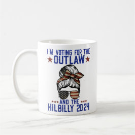 Ich stimme für das Gesetz und den Hillbilly 2024 Kaffeetasse