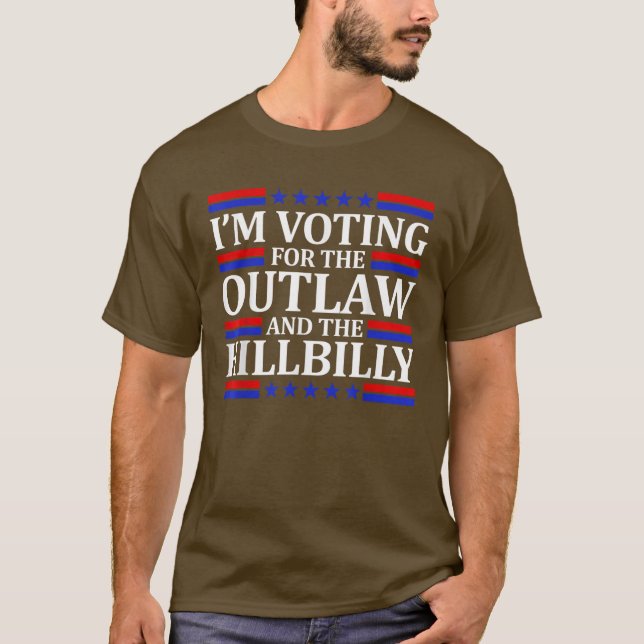 Ich stimme für das Gesetz und den Hillbilly 2024 T-Shirt (Vorderseite)