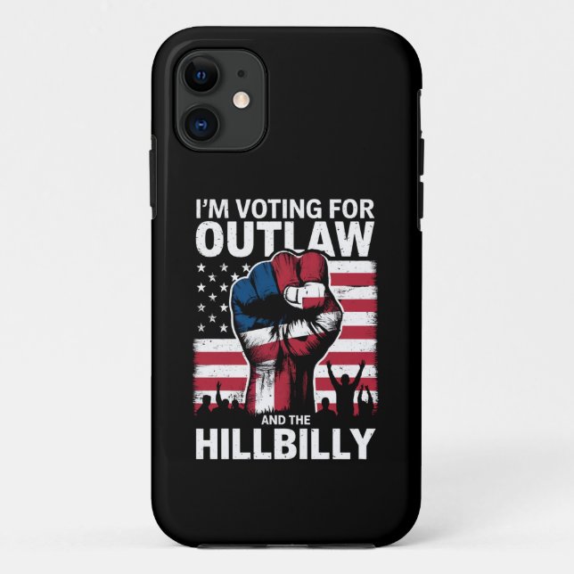 Ich stimme für das Gesetz und die Hillbilly 2024 U Case-Mate iPhone Hülle (Rückseite)