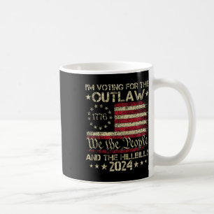 Ich stimme für das Gesetz und die Hillbilly-Wahl Kaffeetasse