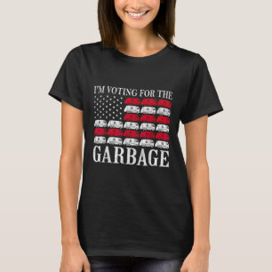 Ich stimme für den Müll Trump 2024 Stolz darauf, T-Shirt