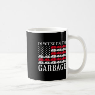 Ich stimme für den Müll Trump 2024 Stolz, zu sein  Kaffeetasse