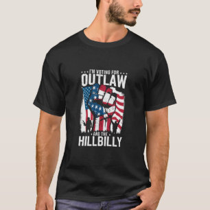 Ich stimme für den Outlaw und den Hillbilly 2024 T-Shirt