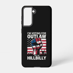 Ich stimme für den Outlaw und den Hillbilly 2024 U Samsung Galaxy Hülle