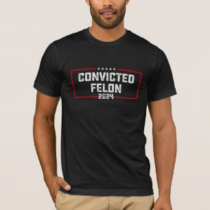 Ich stimme für den verurteilten Felon Pro Trump 20 T-Shirt